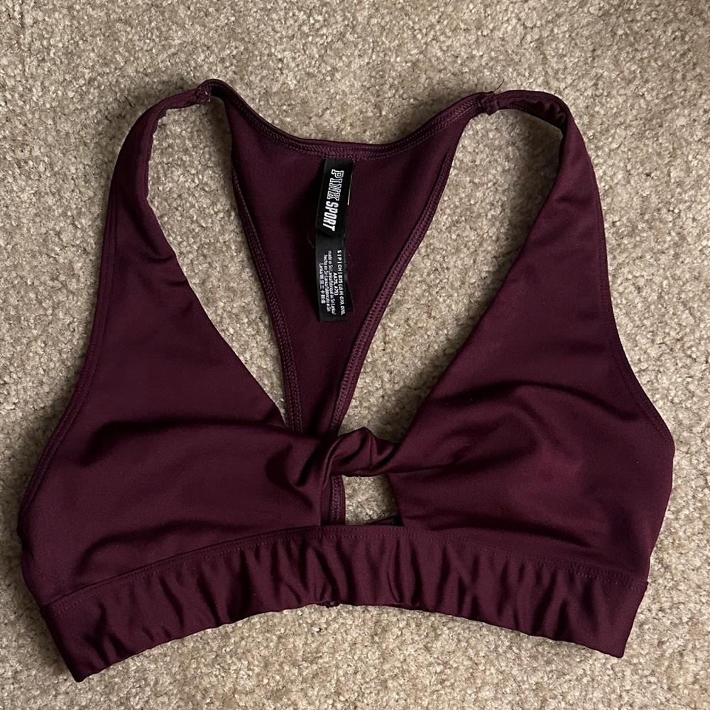 Victoria's Secret Burgundy Sports Bra